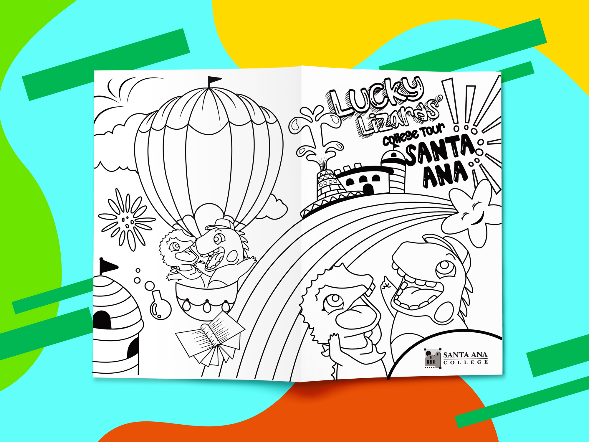 sac coloring book cover